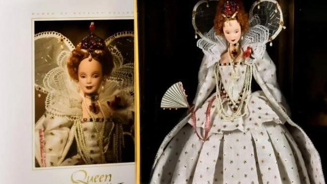 A rare Queen Elizabeth I Barbie doll