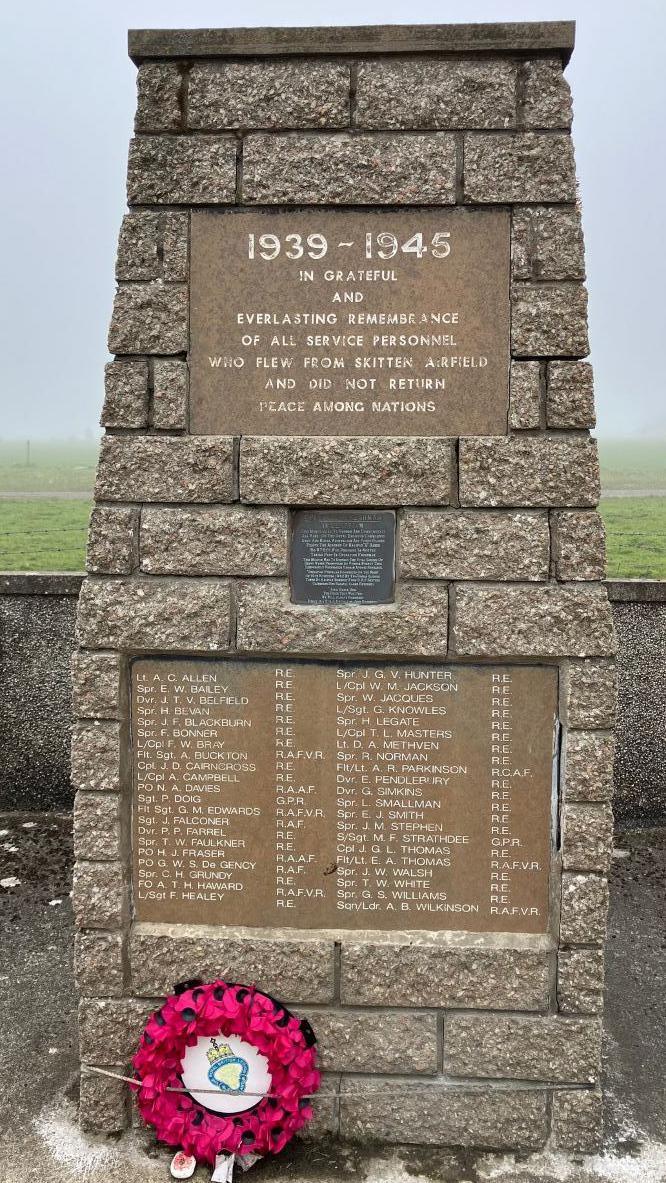 War memorial at Skitten