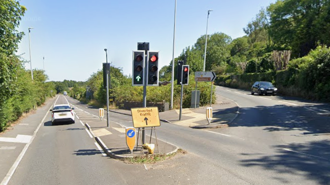 The junction between Uckfield Road and Ringmer Road, known as Earwig Corner