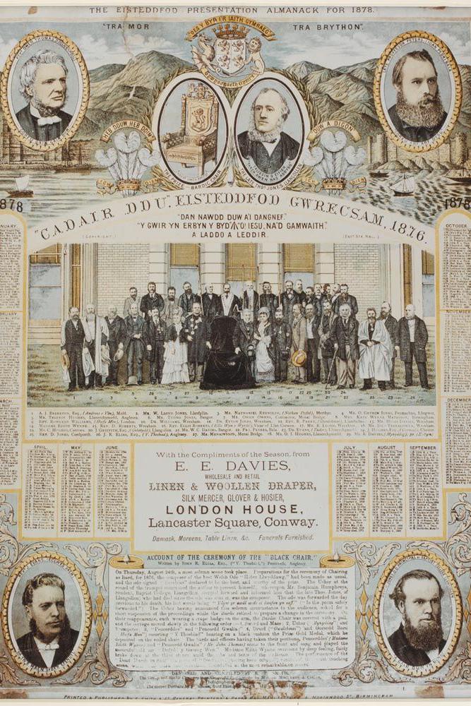 Poster am Eisteddfod y Gadair Ddu