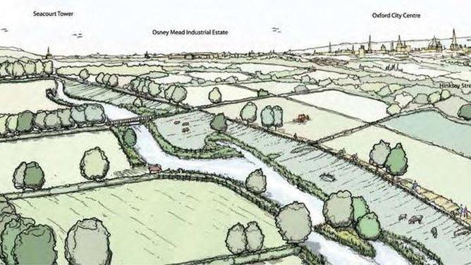 Artistic impression of the Western Conveyance Channel