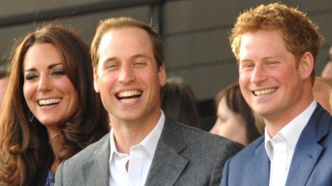 Kate, William and Harry