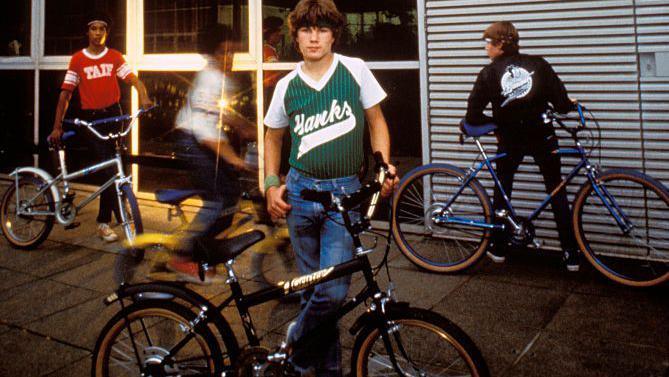 Children on Raleigh bikes in the 1980s