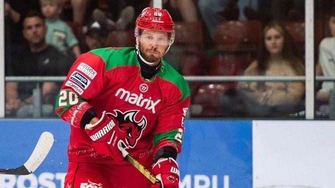 Gleason Fournier in action for Cardiff Devils