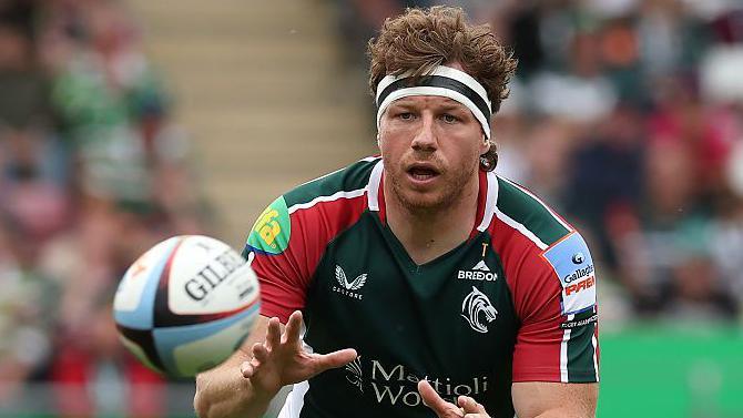 Hamish Watson in action for Leicester Tigers