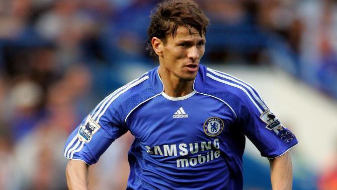 Khalid Boulahrouz playing for Chelsea