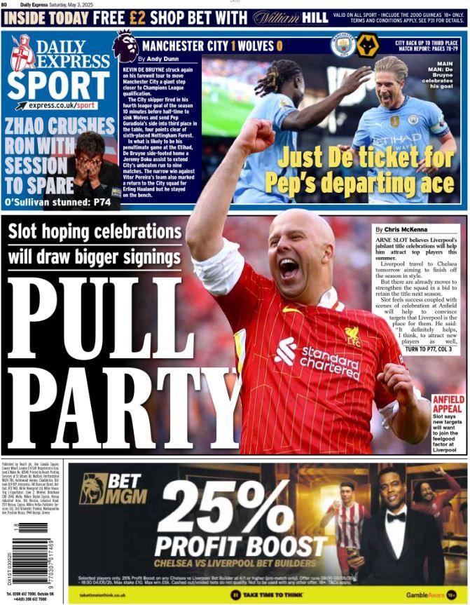 Express back page
