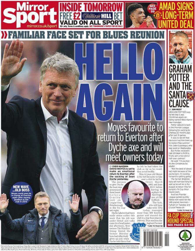 Mirror back page