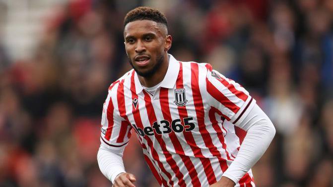 Tyrese Campbell playing for Stoke City