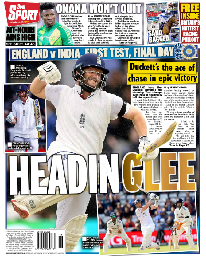Star back page