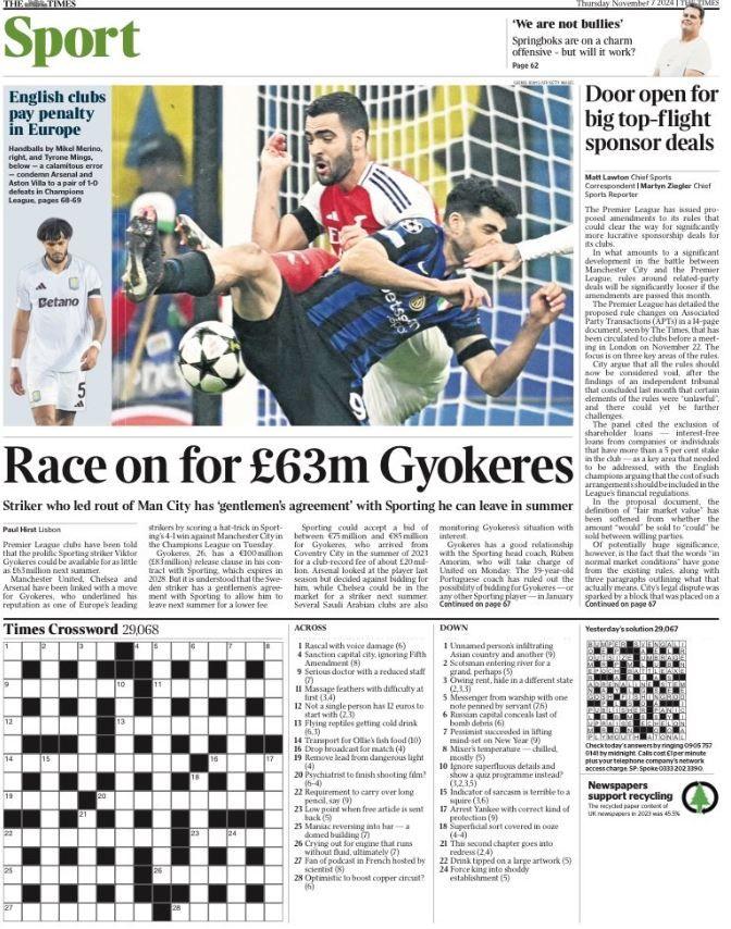 Times back page