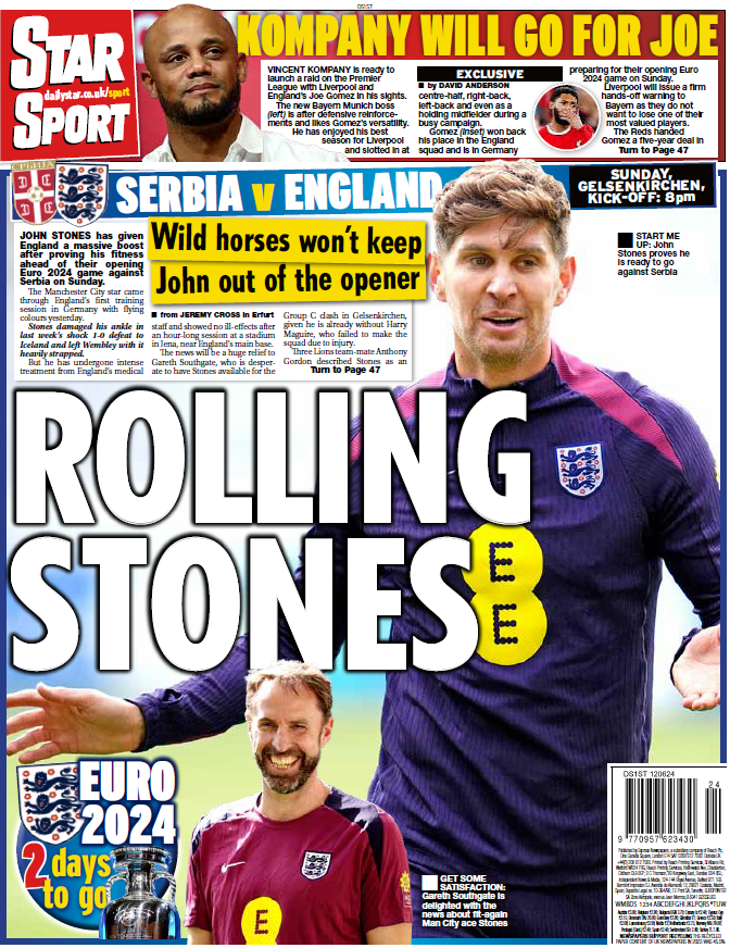 Star back page