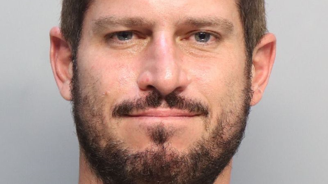 Ramón Jamil's mugshot issued by the Miami-Dade police department