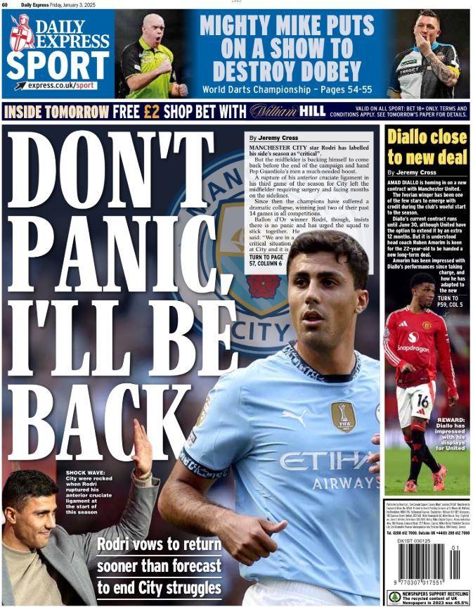 Express back page