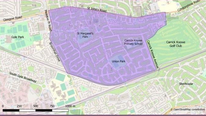 Low traffic neighbourhood in Corstorphine