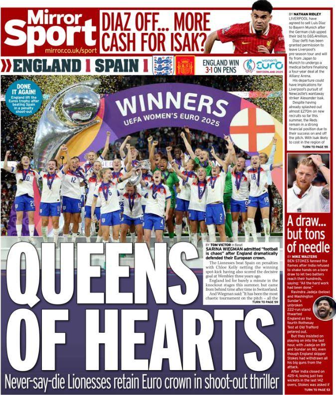 Mirror back page