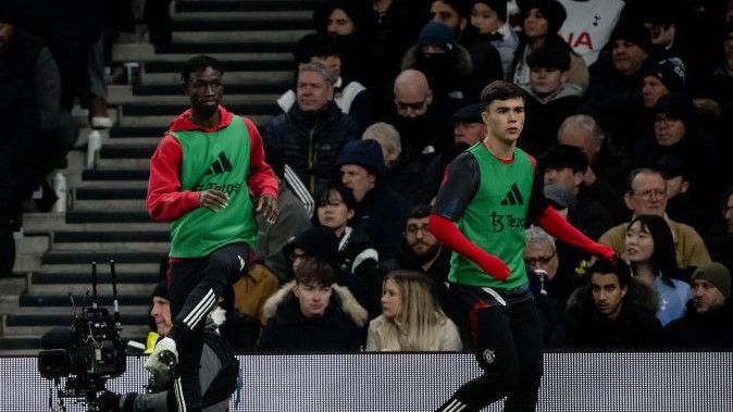 Manchester United youngsters Sekou Kone and Harry Amass