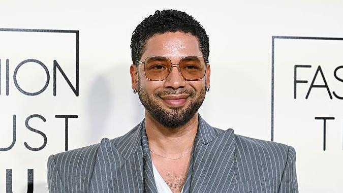 Jussie Smollett at the Fashion Trust U.S Awards 2025 held at The Lot at Formosa on April 08, 2025 in Los Angeles, California.
