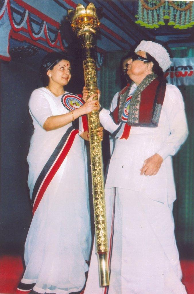 A public function where Jayalalitha launched her political career