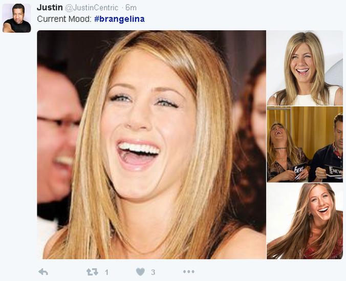 Photo of Jennifer Aniston laughing