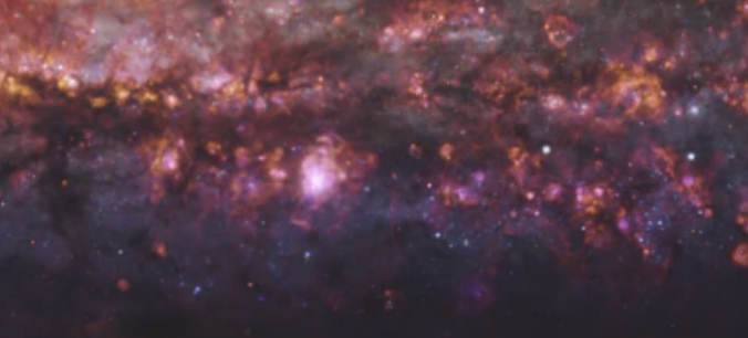 close up of the picture of the sculptor galaxy