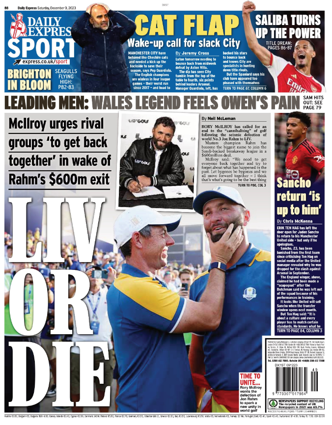 Express back page