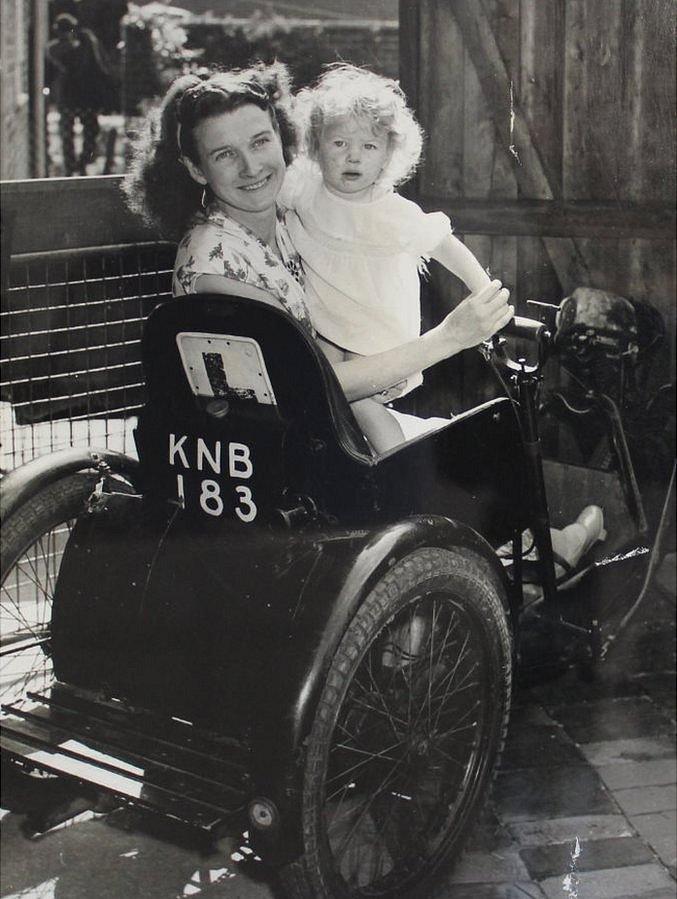 Mum and child in wheelchair