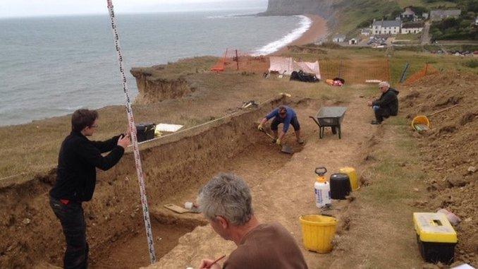 The archaeology site near Seatown