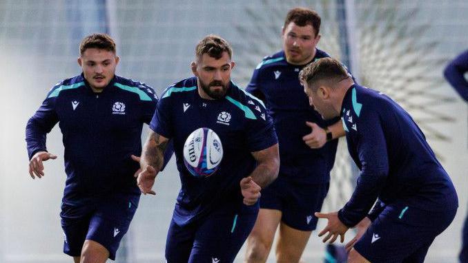 Scotland squad training