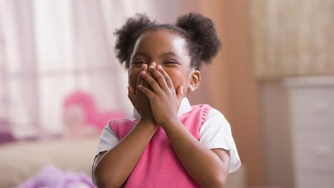 Girl laughing