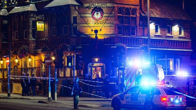 Police in Nottingham city centre