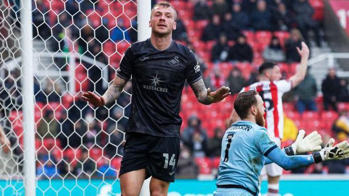 Josh Tymon declines to celebrate his goal 