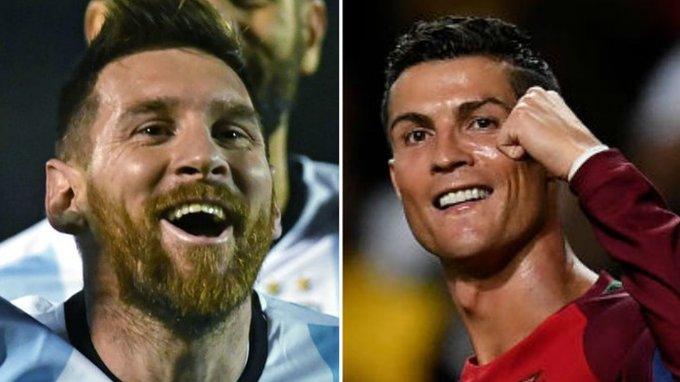 Lionel Messi and Cristiano Ronaldo