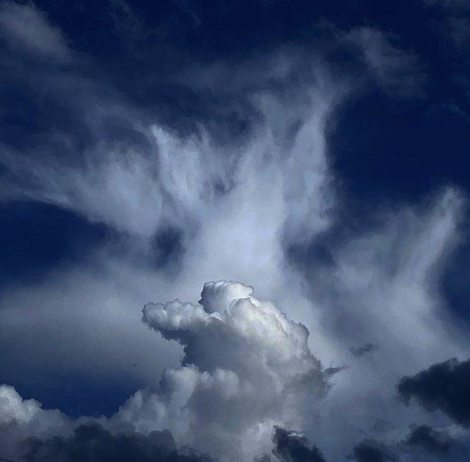 Dark grey storm clouds over Teconnaught