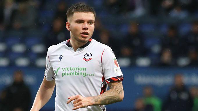Aaron Morley in action for Bolton Wanderers