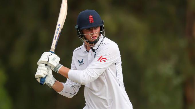 Durham opener Ben McKinney in the last of the three-game Australia tour in Sydney