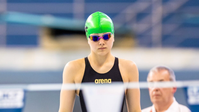 15-year-old Charlotte Gower, swimmer.