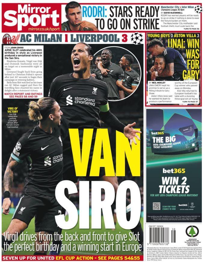 Mirror back page