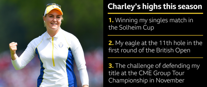 Charley Hull's highs this season