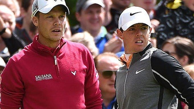 Danny Willett and Rory McIlroy