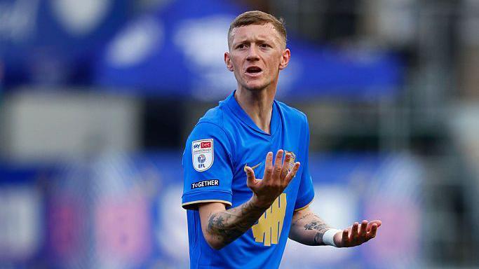 Jay Stansfield in action for Birmingham City
