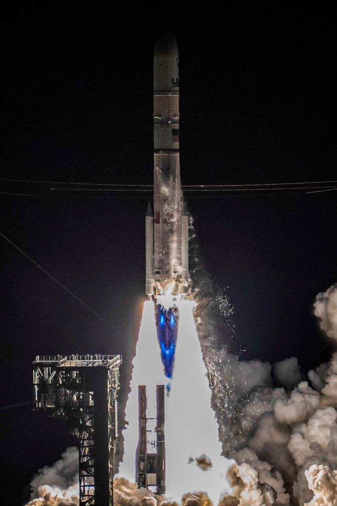 Vulcan rocket blasts off.