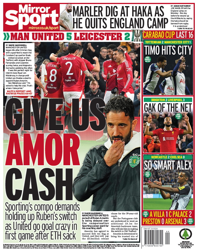 Mirror sport page