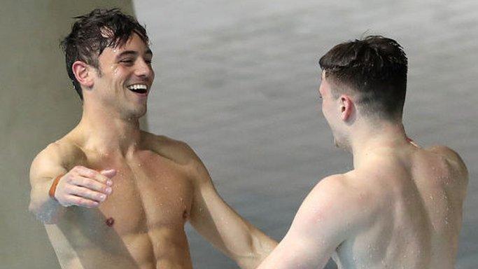 Tom Daley and Matty Lee