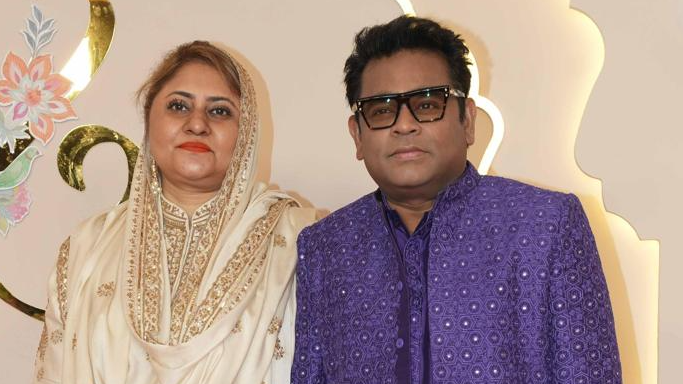  A.R. Rahman and his wife