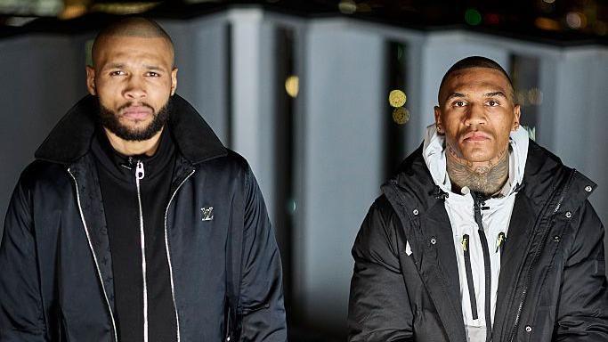 Chris Eubank Jr and Conor Benn face the camera side by side
