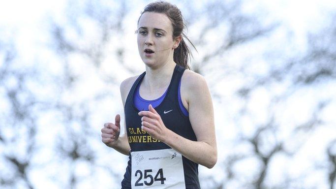 Laura Muir in action last year for Glasgow University