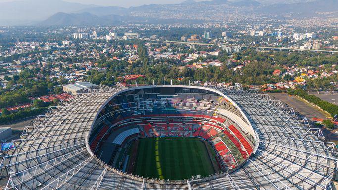 Azteca Stadium in Mexico City.