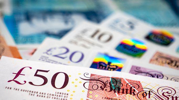 Bank of England notes.