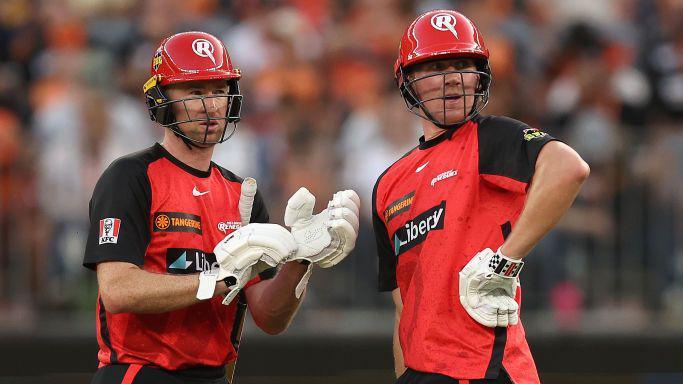 Melbourne Renegades teammates Tom Rogers, left, and Will Sutherland